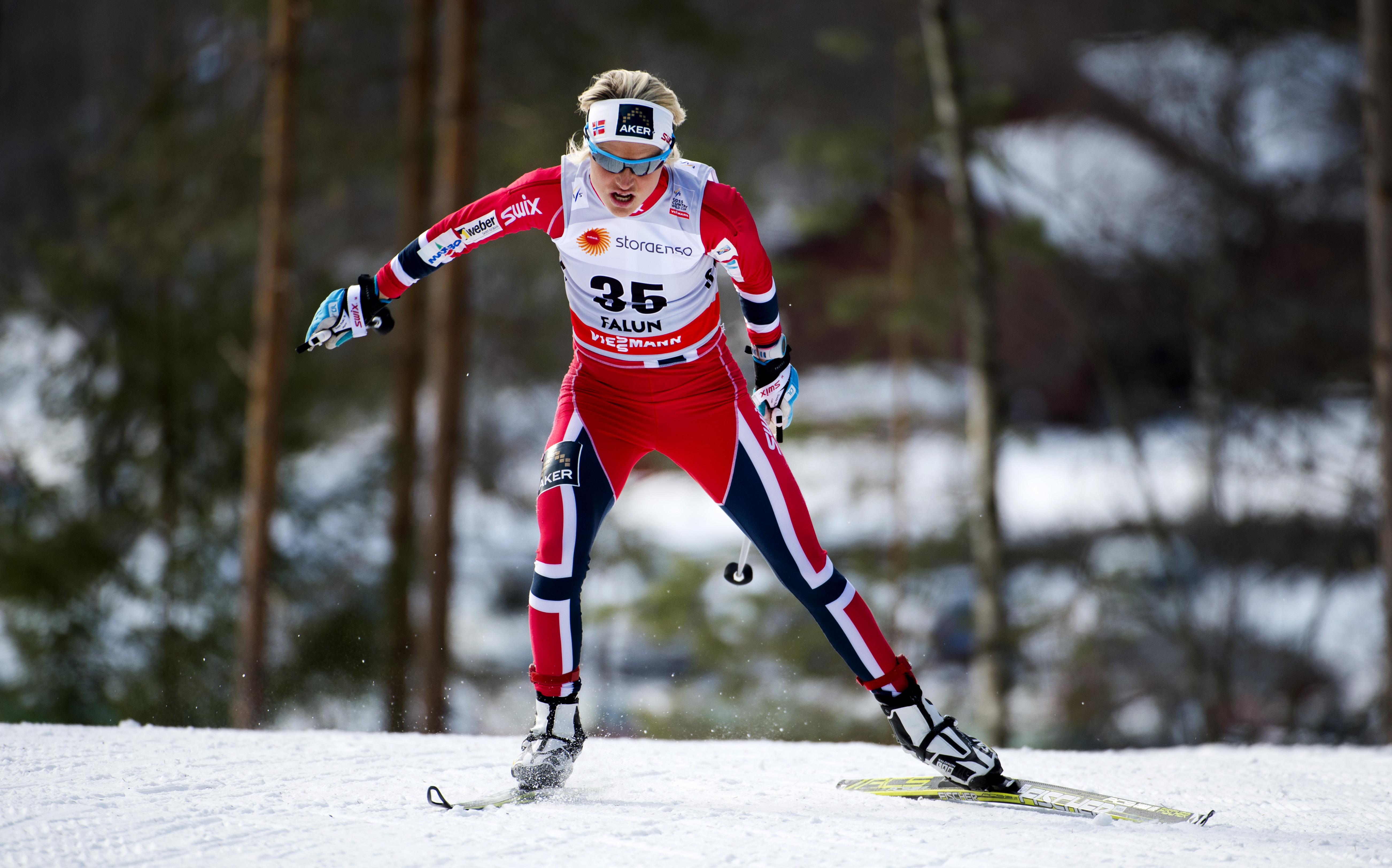  kkustyna kowlaczyk, Masstart, Marit Björgen, Falun
